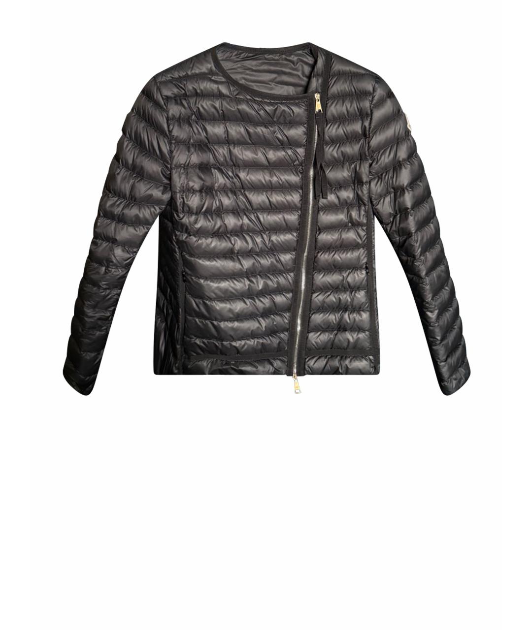 MONCLER Черная полиамидовая куртка, фото 1