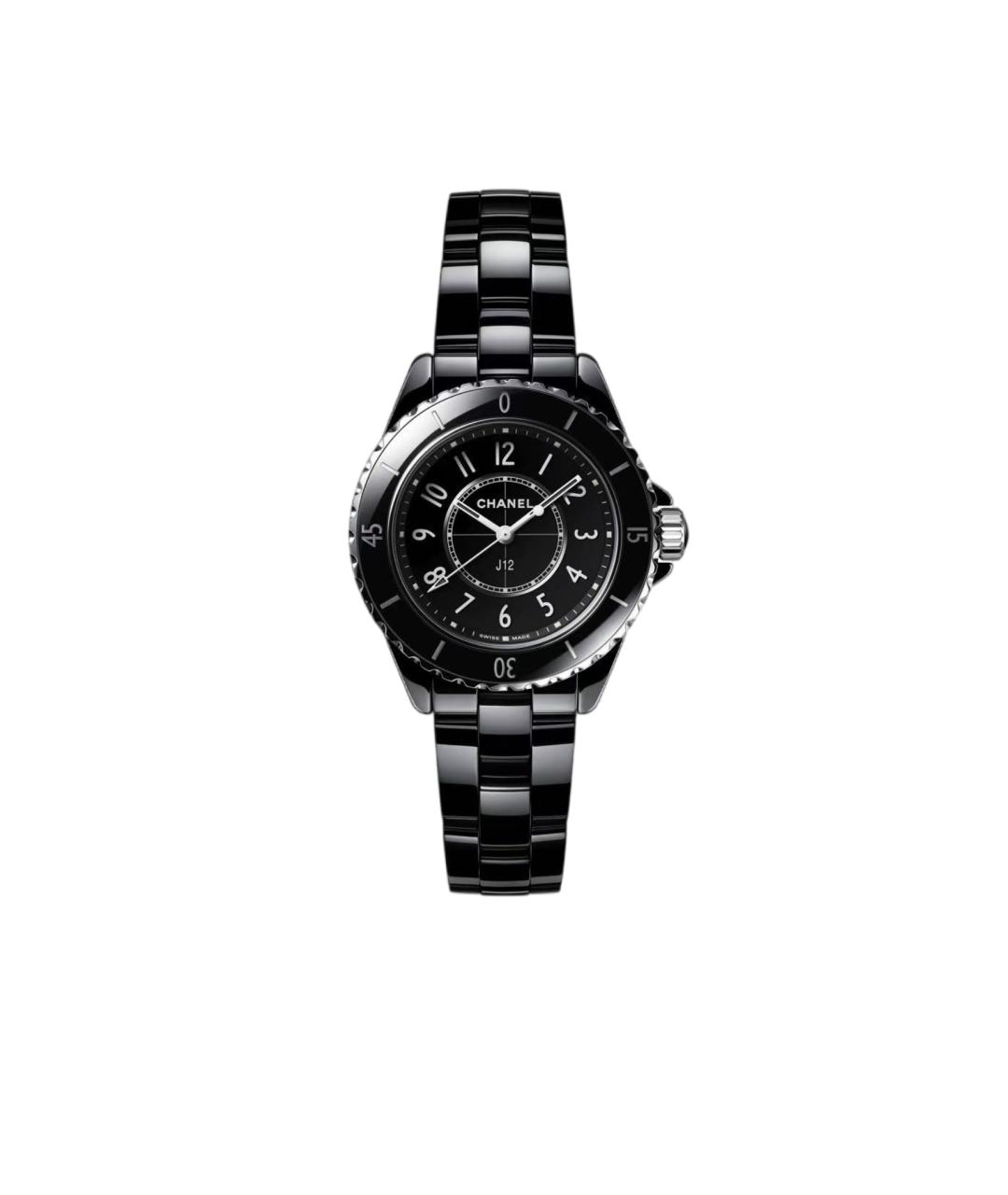 CHANEL Черные часы, фото 7