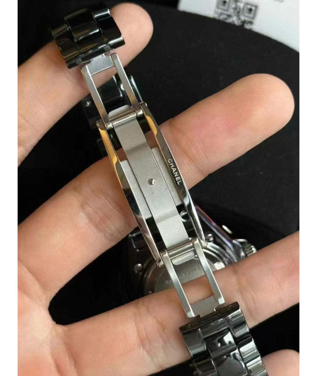 CHANEL Черные часы, фото 6