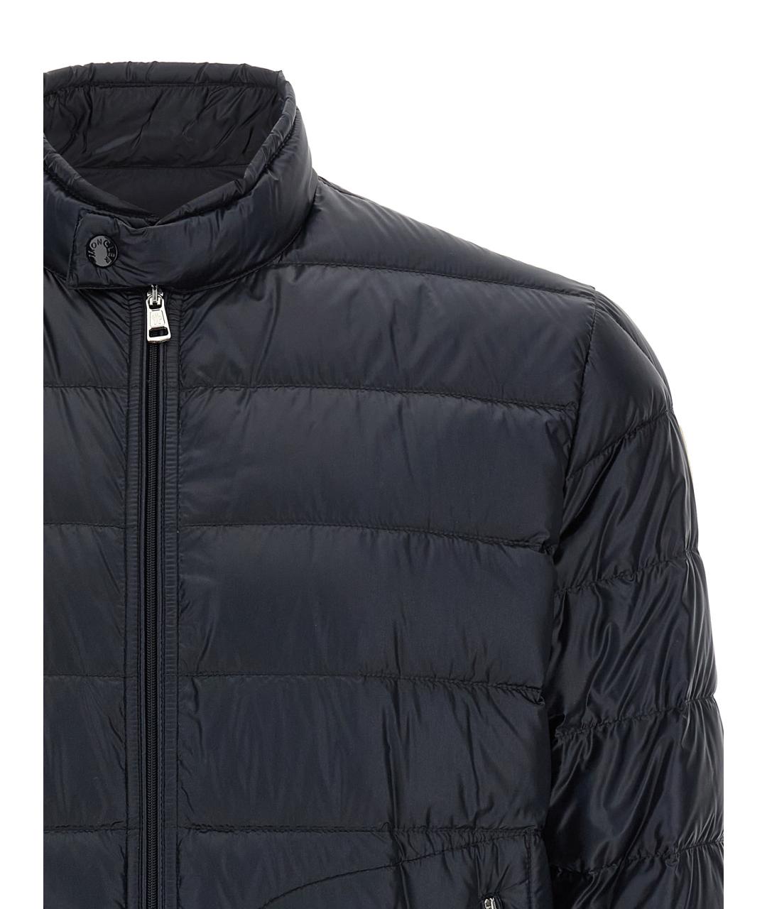 MONCLER Синий полиамидовый пуховик, фото 3