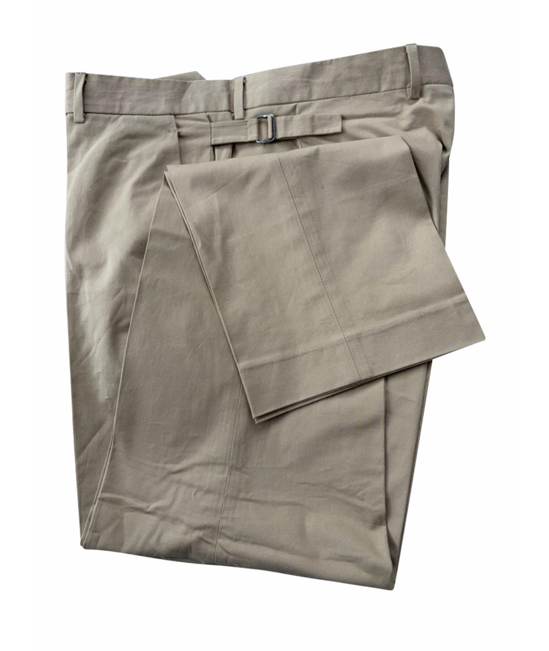 RALPH LAUREN Бежевые прямые брюки, фото 1