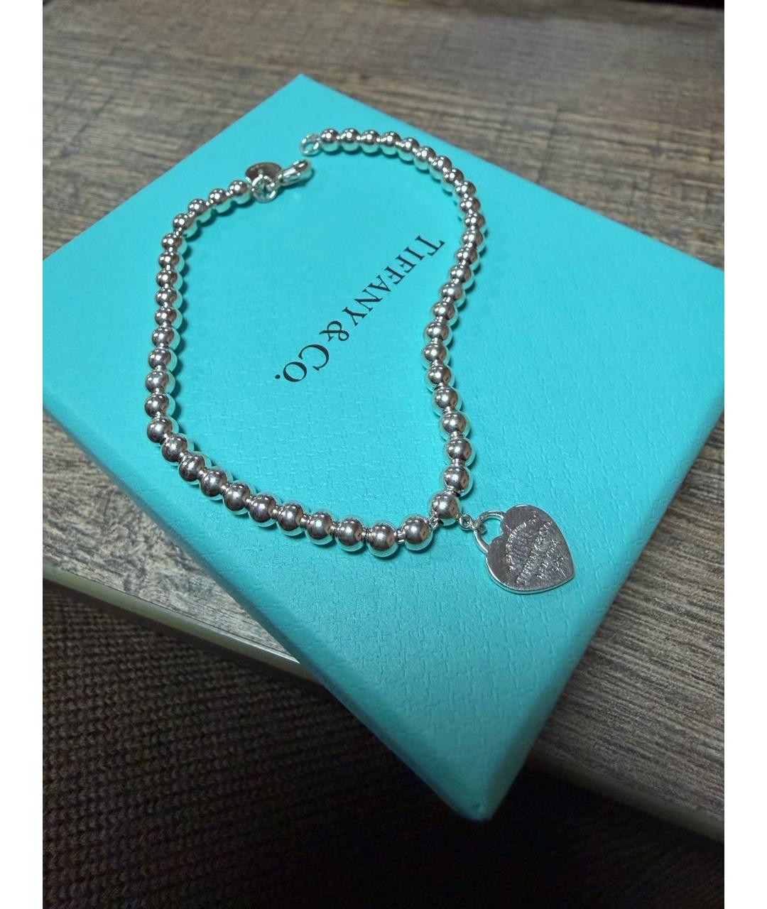 TIFFANY&CO Серебрянный с серебряным покрытием браслет, фото 5
