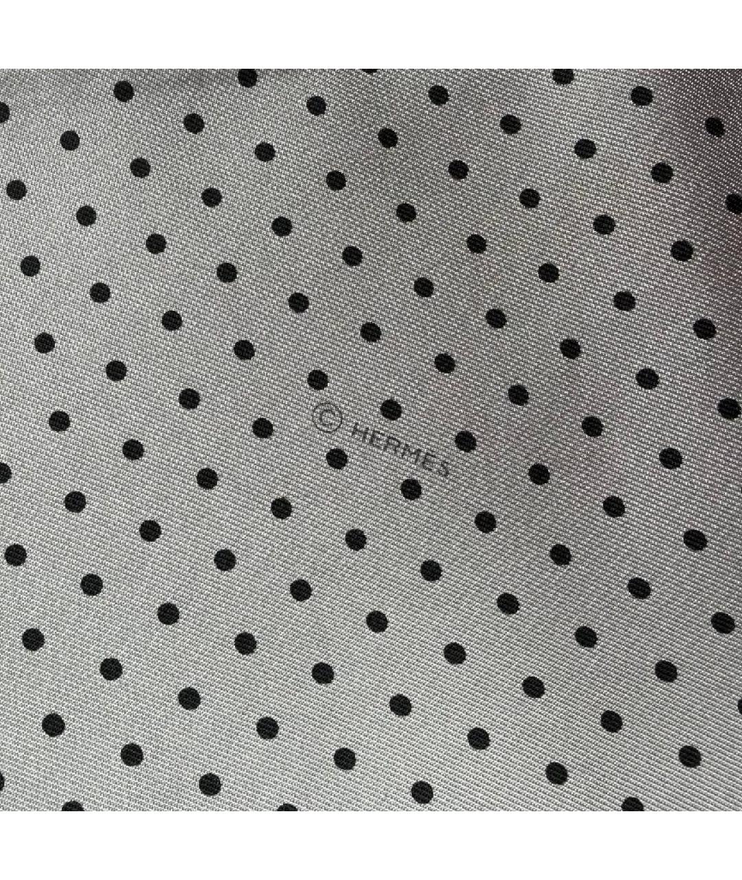 HERMES Мульти шелковый шарф, фото 7