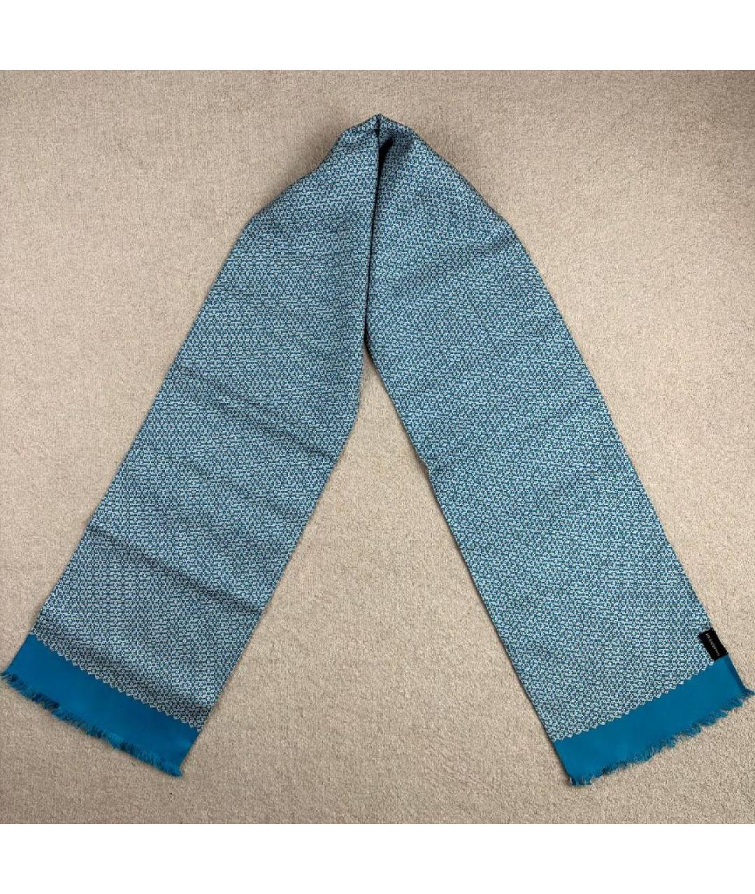 HERMES Мульти шелковый шарф, фото 4