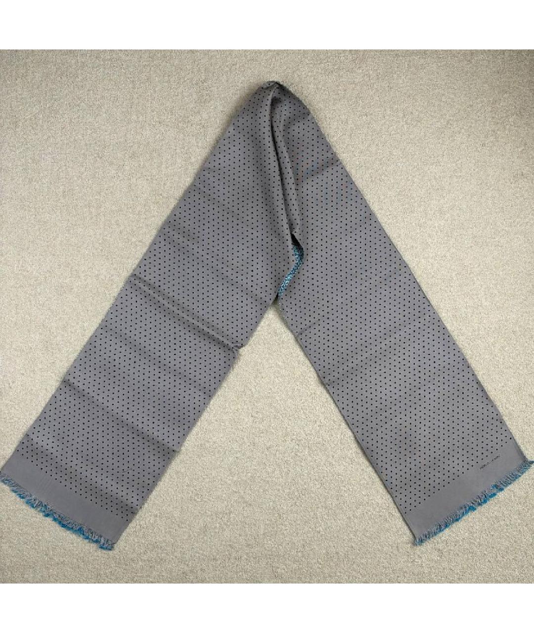 HERMES Мульти шелковый шарф, фото 5