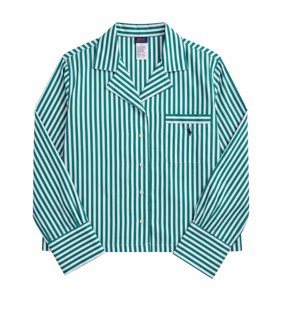 POLO RALPH LAUREN Зеленая хлопковая пижама, фото 1