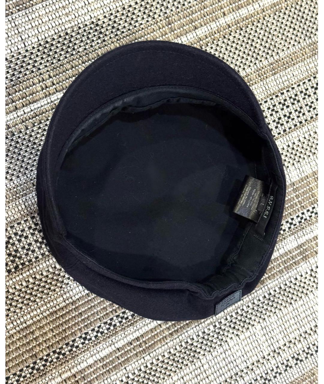 GUCCI Темно-синяя шерстяная кепка, фото 6