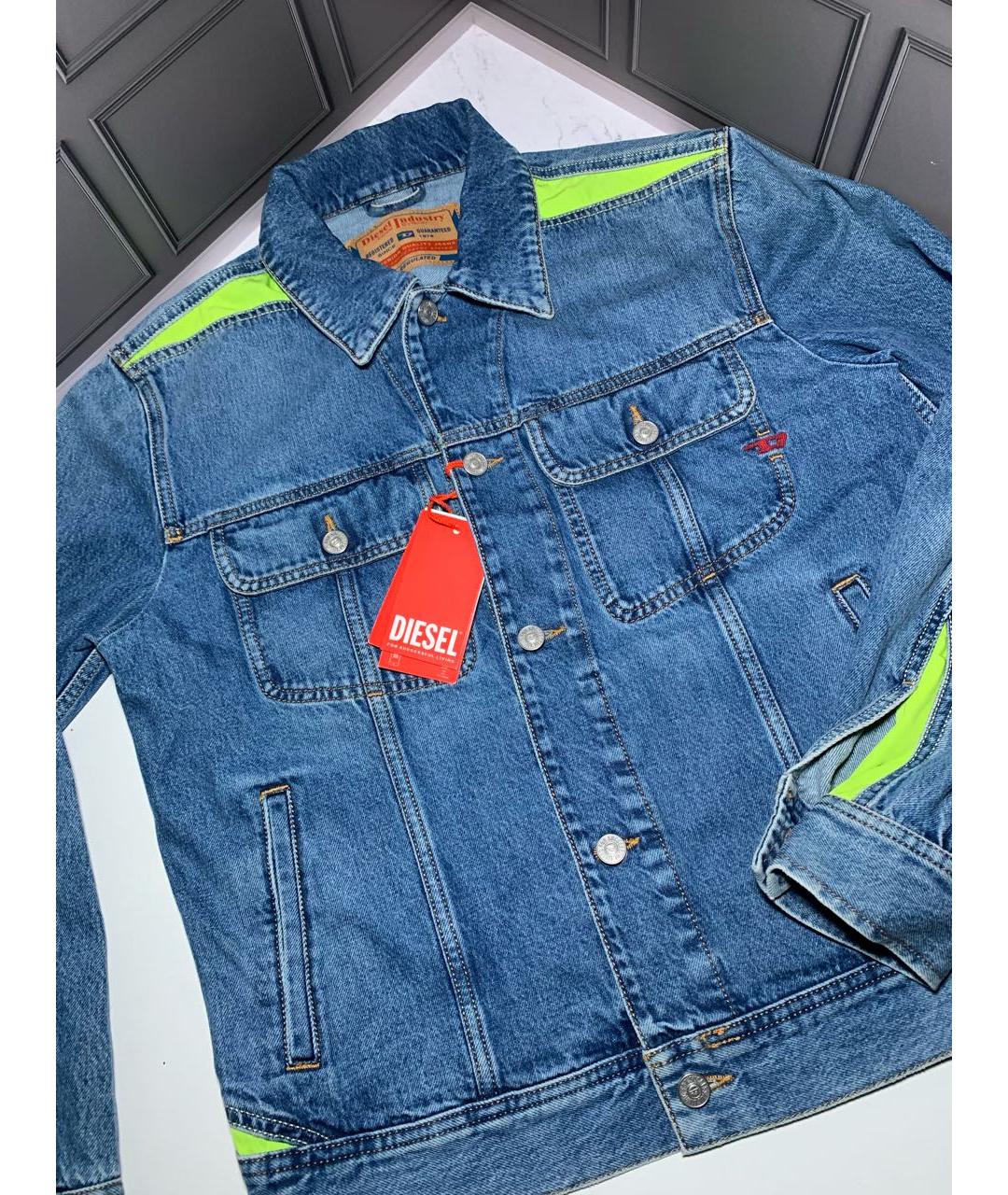DIESEL Голубая деним куртка, фото 5