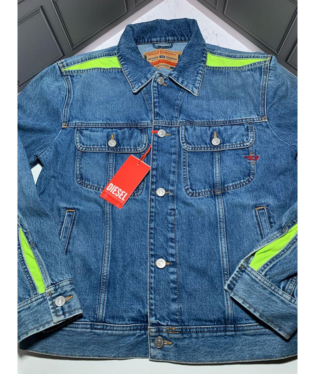 DIESEL Голубая деним куртка, фото 6