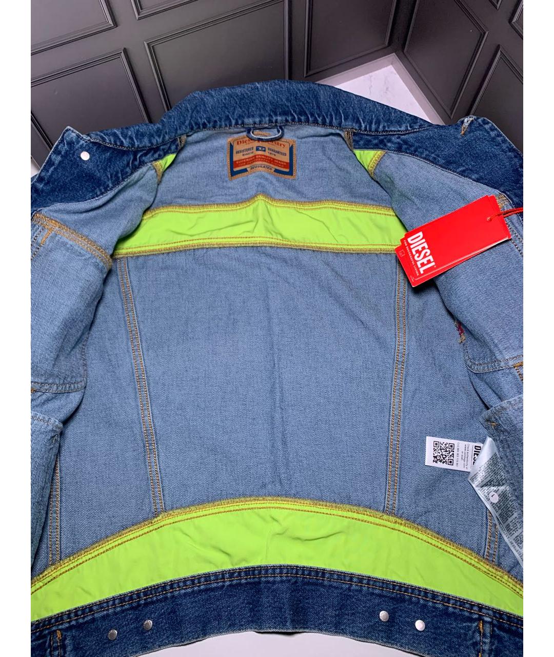 DIESEL Голубая деним куртка, фото 8