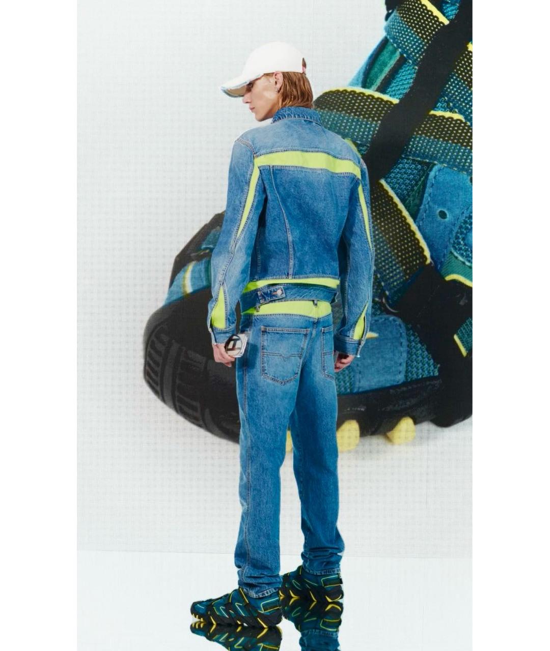 DIESEL Голубая деним куртка, фото 3