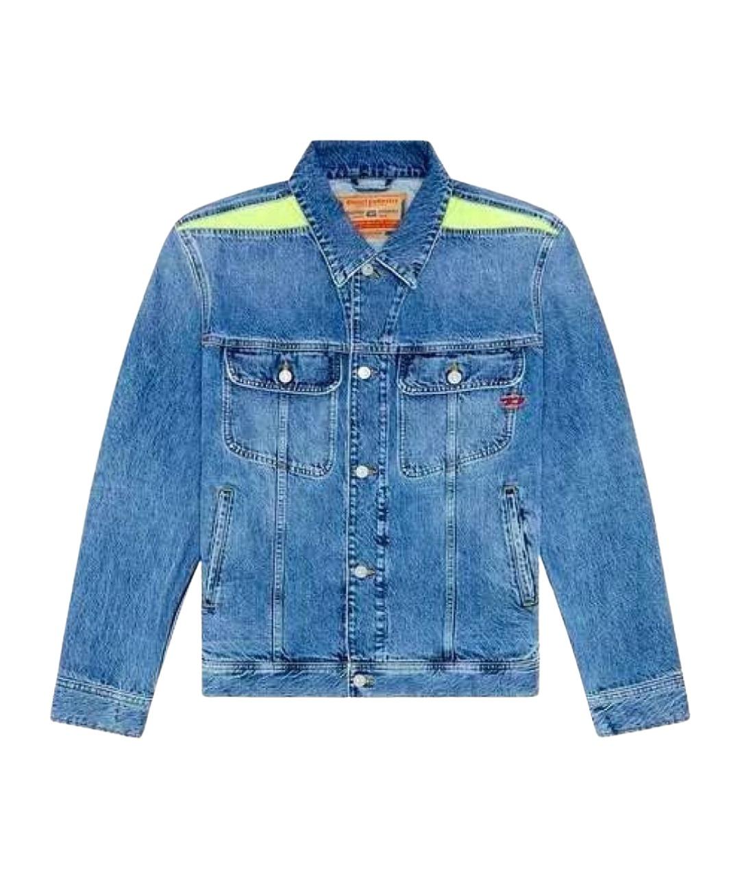 DIESEL Голубая деним куртка, фото 1