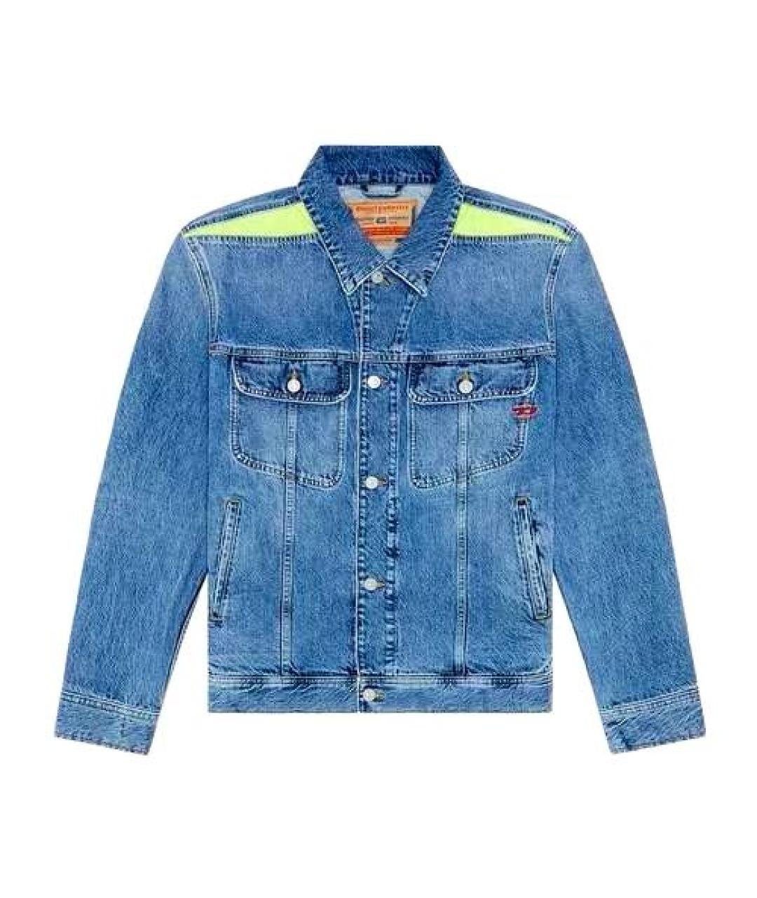 DIESEL Голубая деним куртка, фото 9