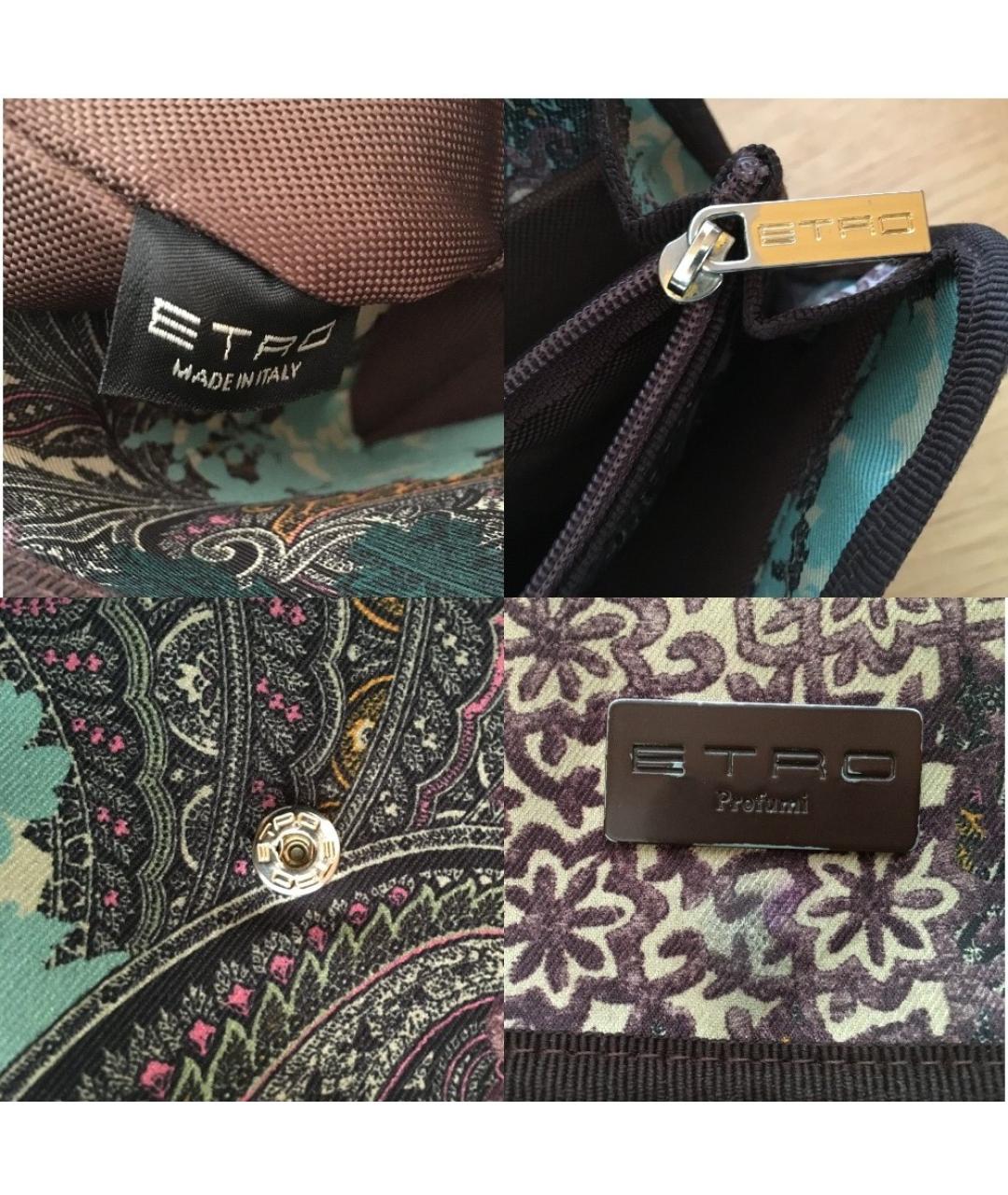 ETRO Зеленый кошелек, фото 4