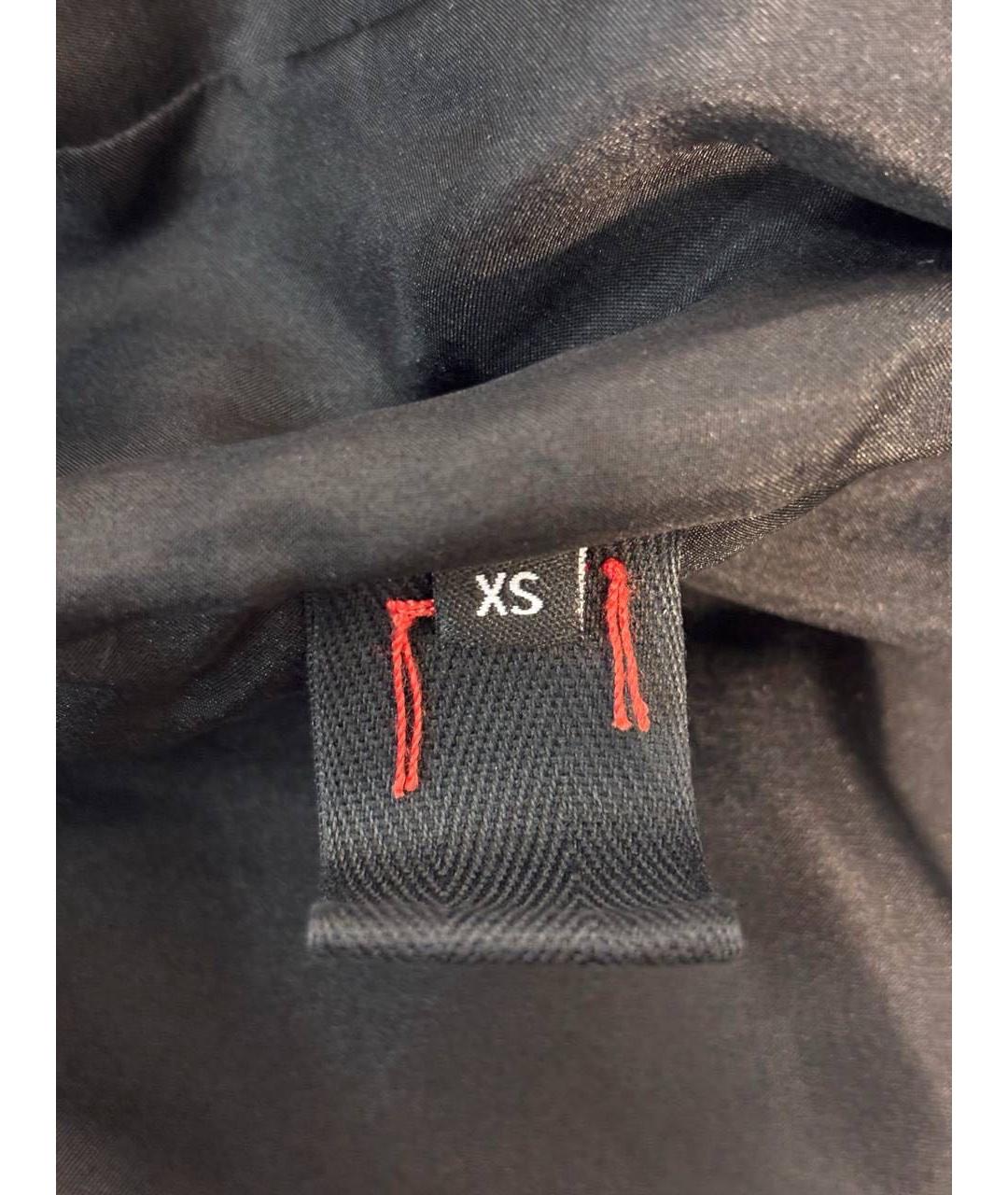 CASEY CASEY Черное шерстяное повседневное платье, фото 4