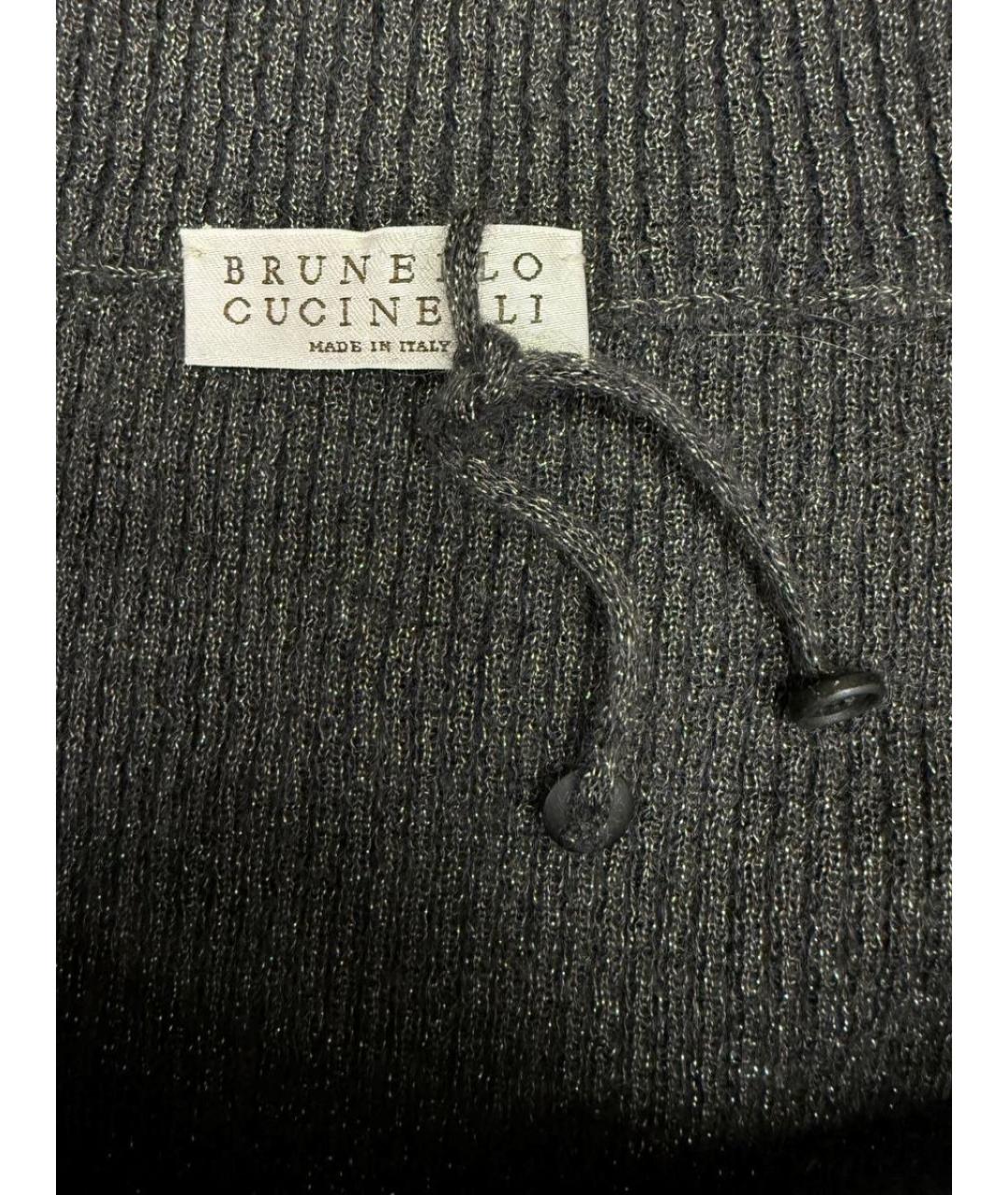 BRUNELLO CUCINELLI Серый джемпер / свитер, фото 5