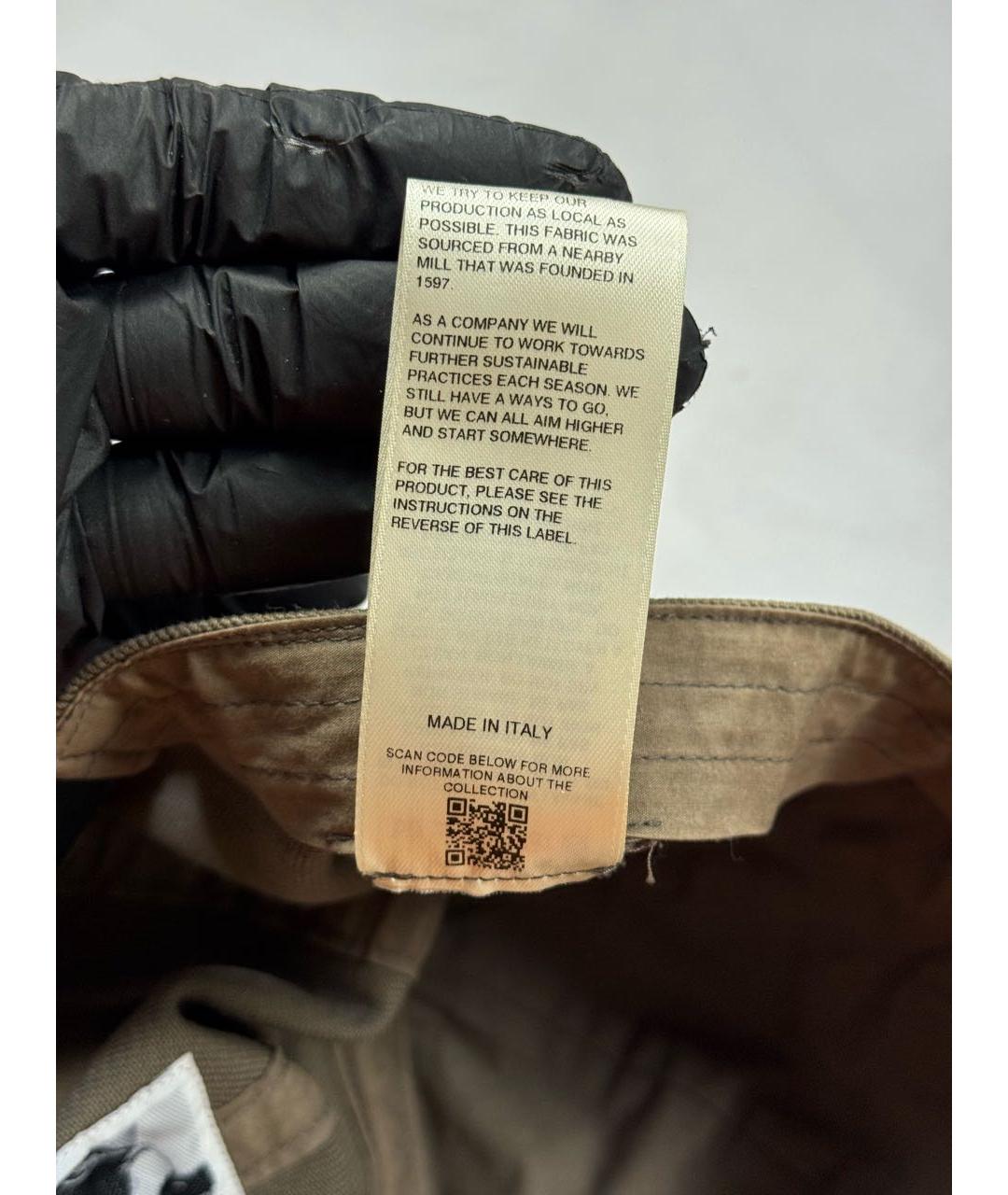 RICK OWENS DRKSHDW Бежевая хлопковая кепка/бейсболка, фото 7