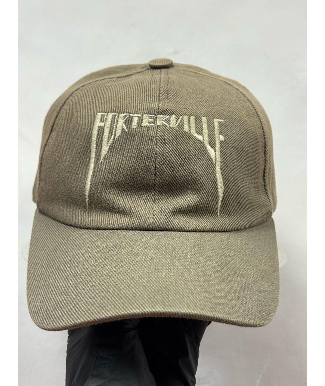RICK OWENS DRKSHDW Бежевая хлопковая кепка/бейсболка, фото 3