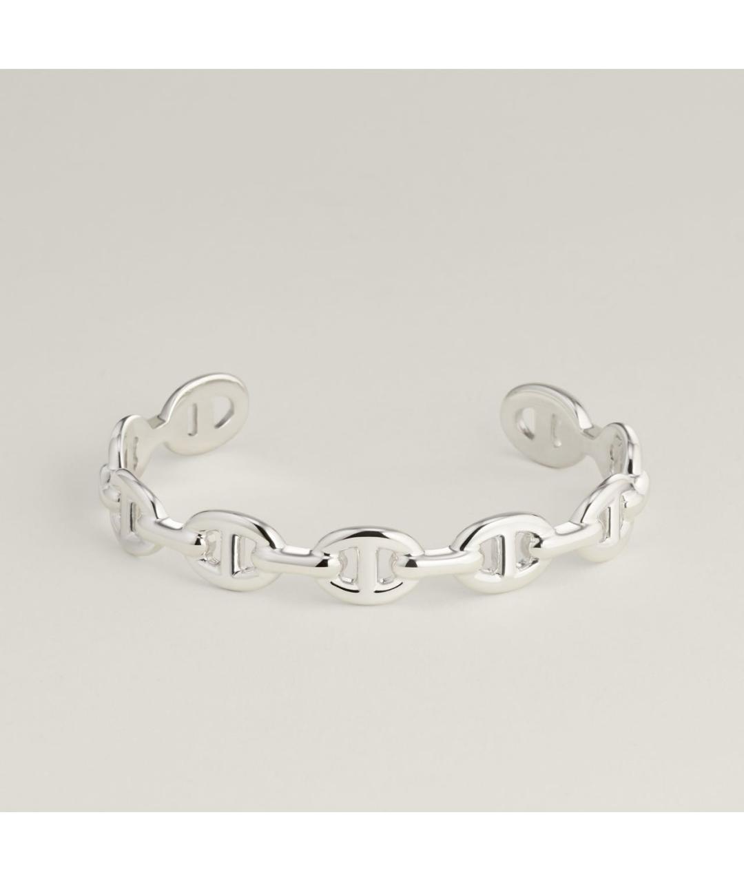 HERMES Серебрянный серебряный браслет, фото 3