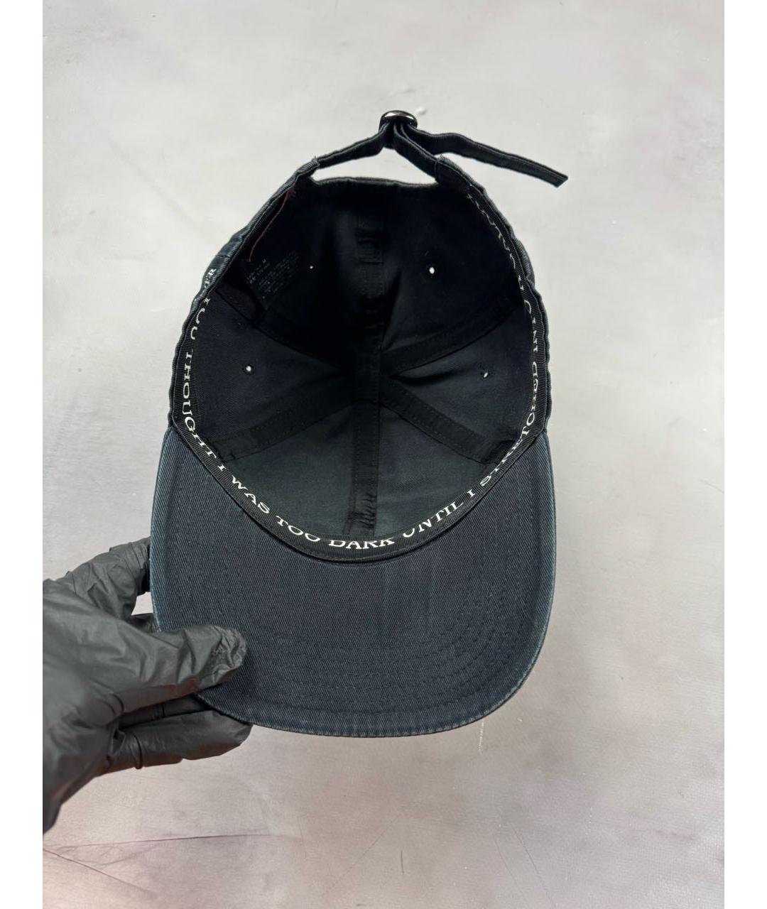 UNDERCOVER Черная хлопковая кепка/бейсболка, фото 6