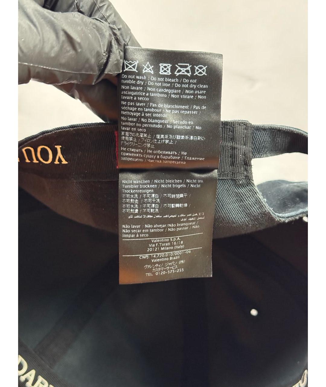 UNDERCOVER Черная хлопковая кепка/бейсболка, фото 8