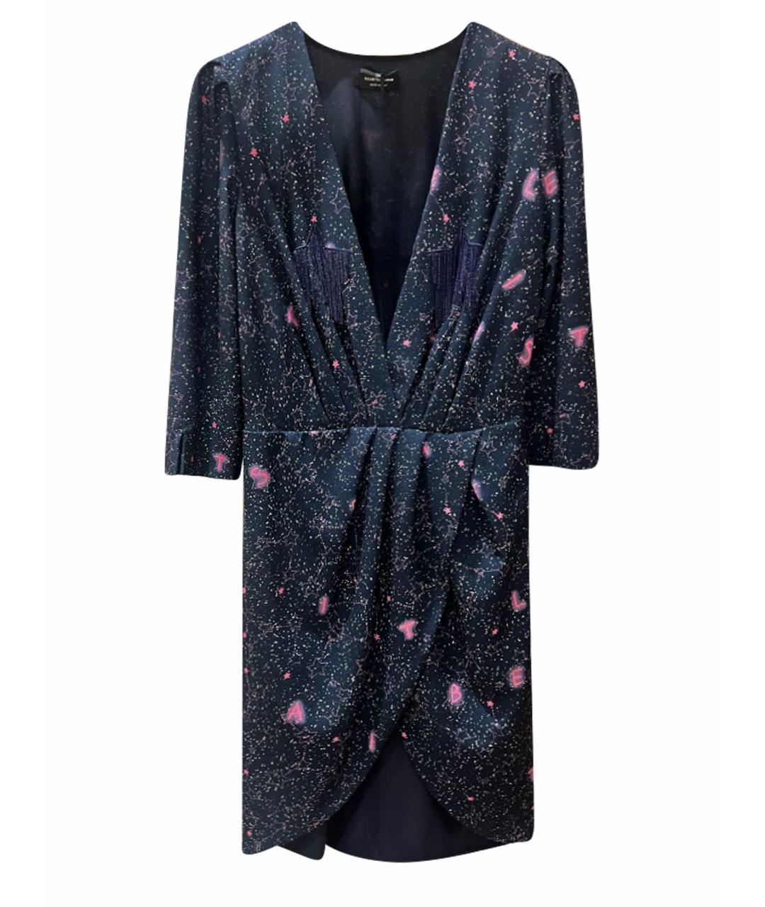 ELISABETTA FRANCHI Мульти полиамидовое коктейльное платье, фото 1