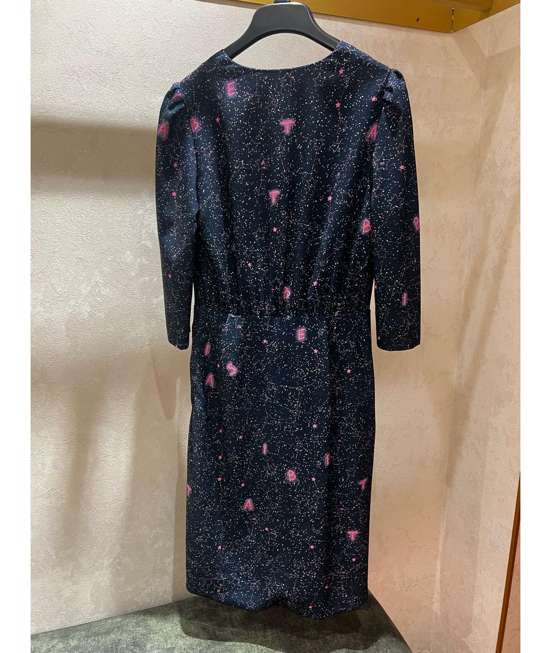 ELISABETTA FRANCHI Мульти полиамидовое коктейльное платье, фото 2