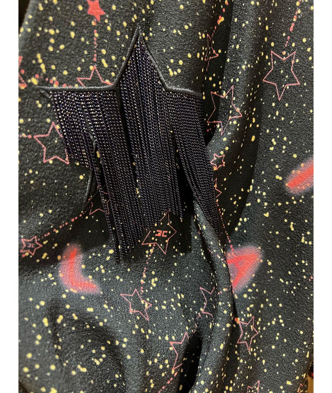 ELISABETTA FRANCHI Мульти полиамидовое коктейльное платье, фото 3