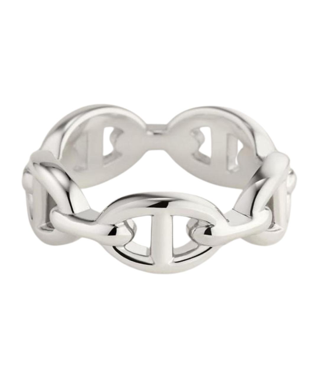 HERMES Серебряное серебряное кольцо, фото 1