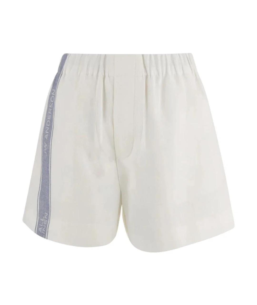 J.W.ANDERSON Белые льняные шорты, фото 3