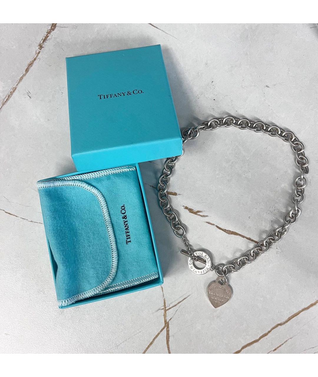 TIFFANY&CO Серебряное серебряное колье, фото 2