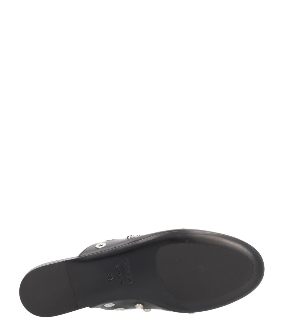 PREMIATA Черные кожаные мюли, фото 6