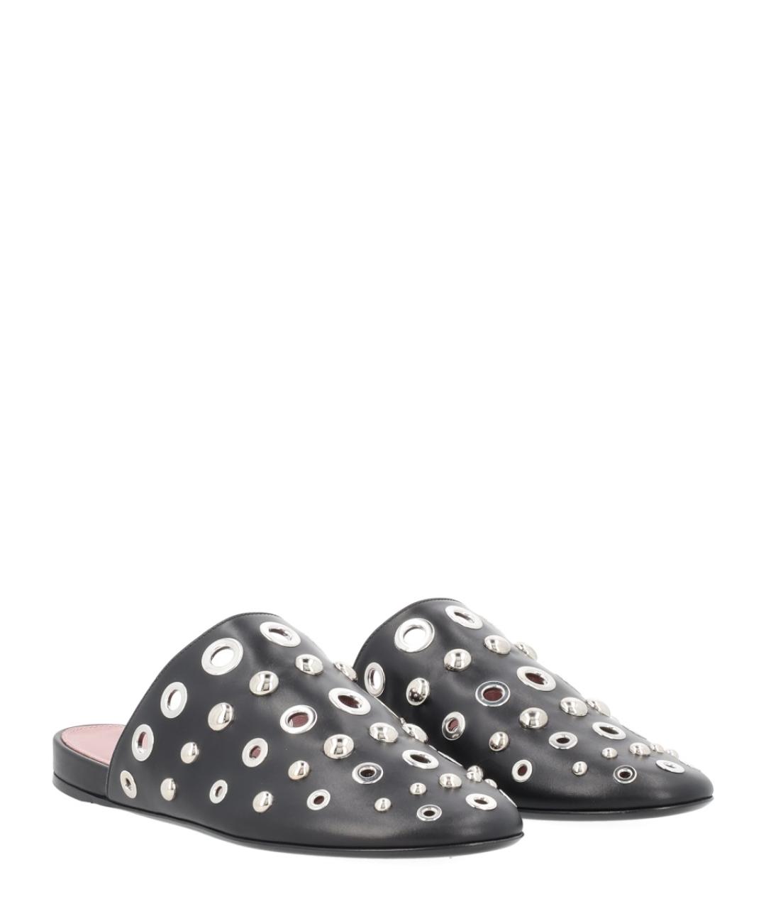 PREMIATA Черные кожаные мюли, фото 2