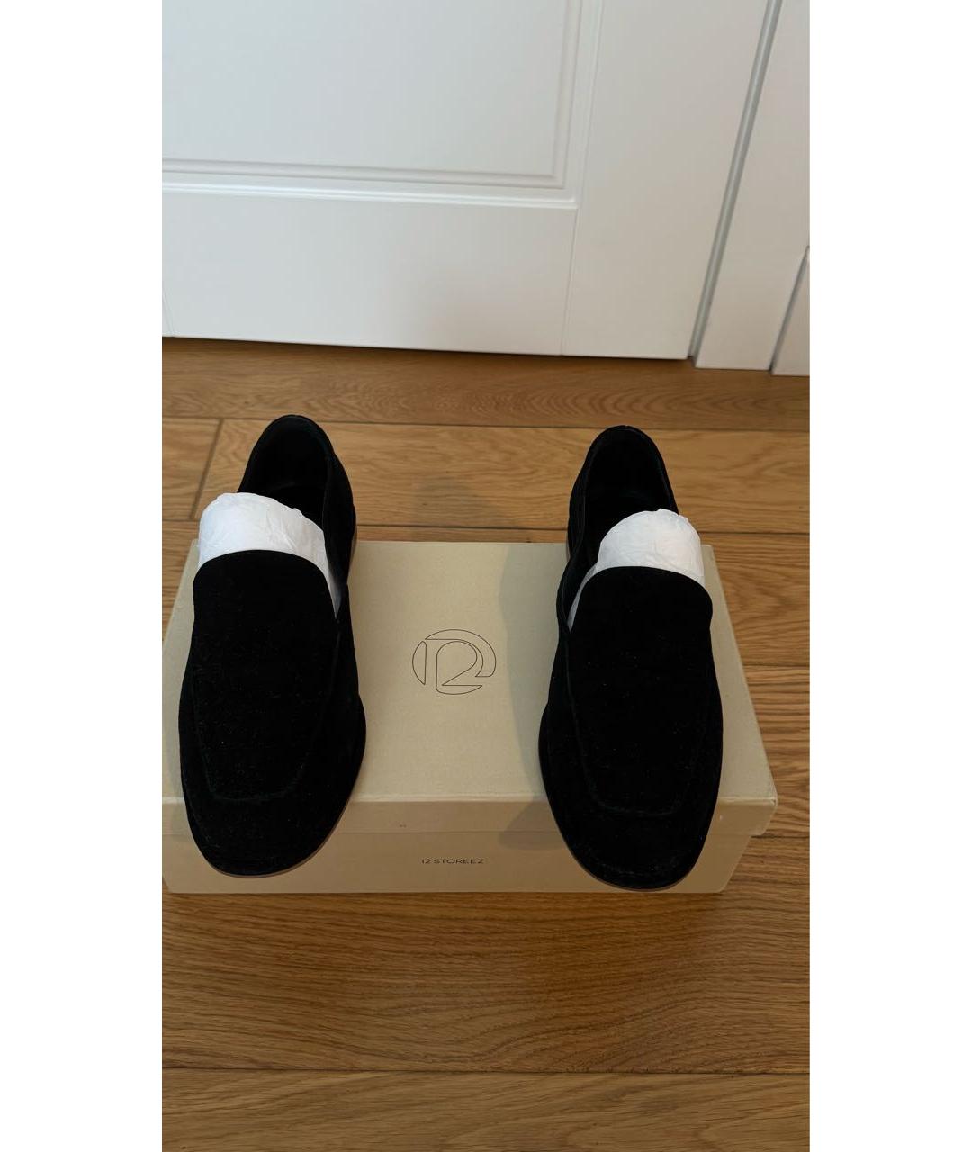 12 STOREEZ Черные замшевые лоферы, фото 2
