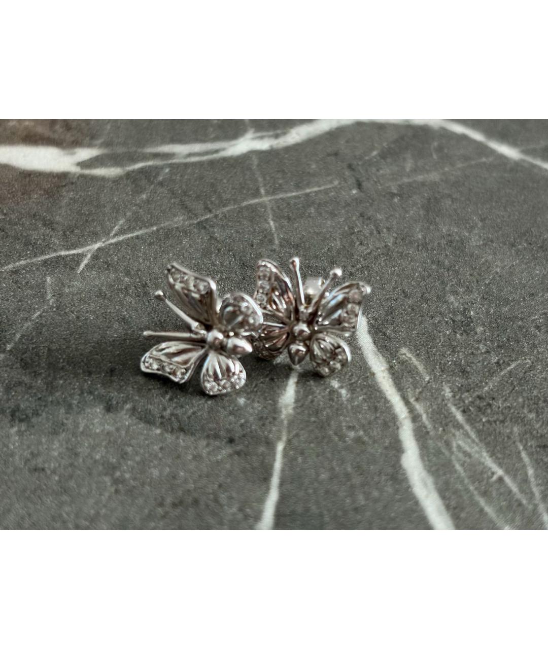 DAMIANI Серебряные серьги из белого золота, фото 3