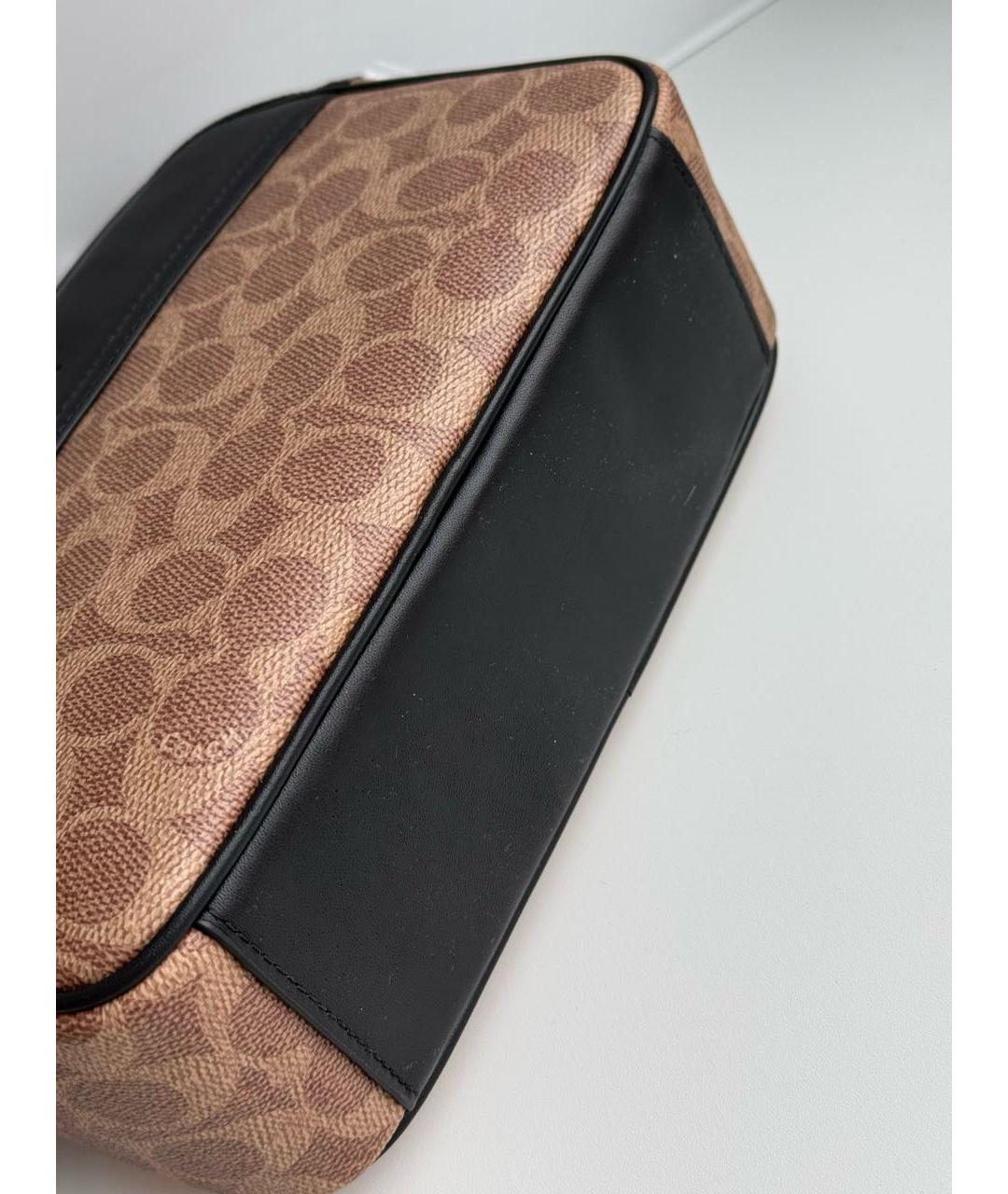 COACH Коричневая сумка на плечо, фото 7