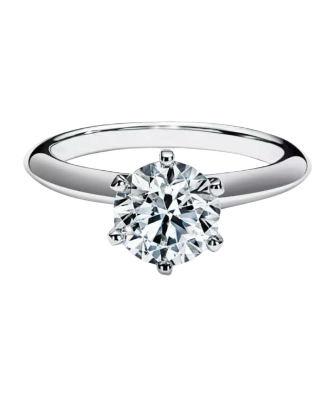 TIFFANY&CO Серебряное платиновое кольцо, фото 1