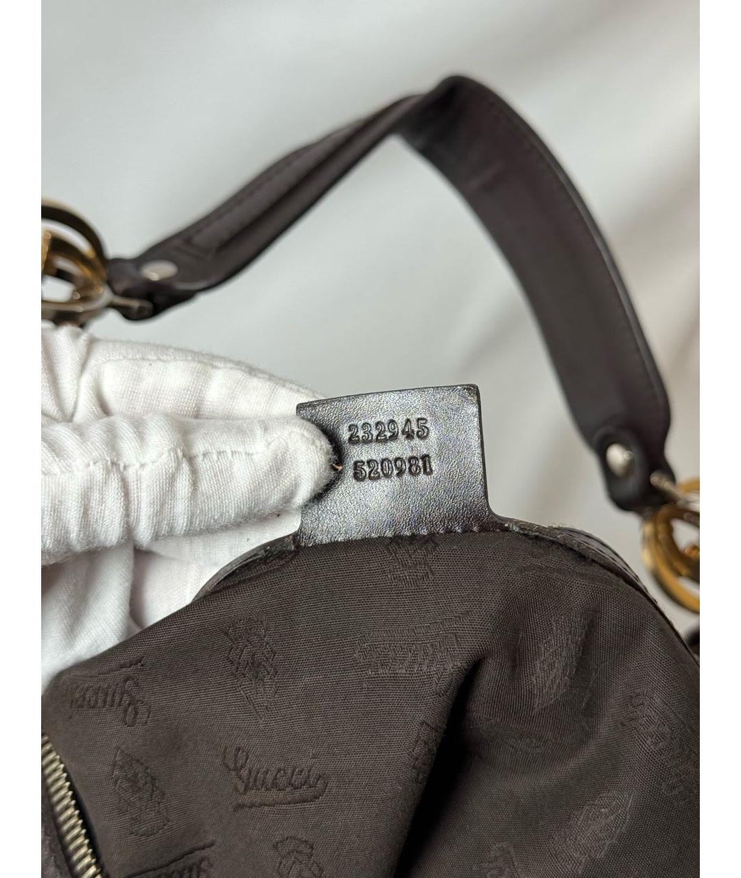 GUCCI Бежевая тканевая сумка через плечо, фото 7