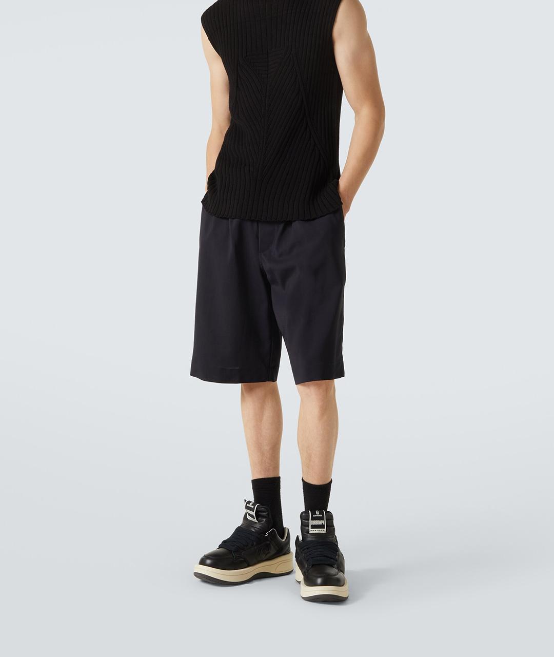 RICK OWENS DRKSHDW Черные кожаные низкие кроссовки / кеды, фото 7