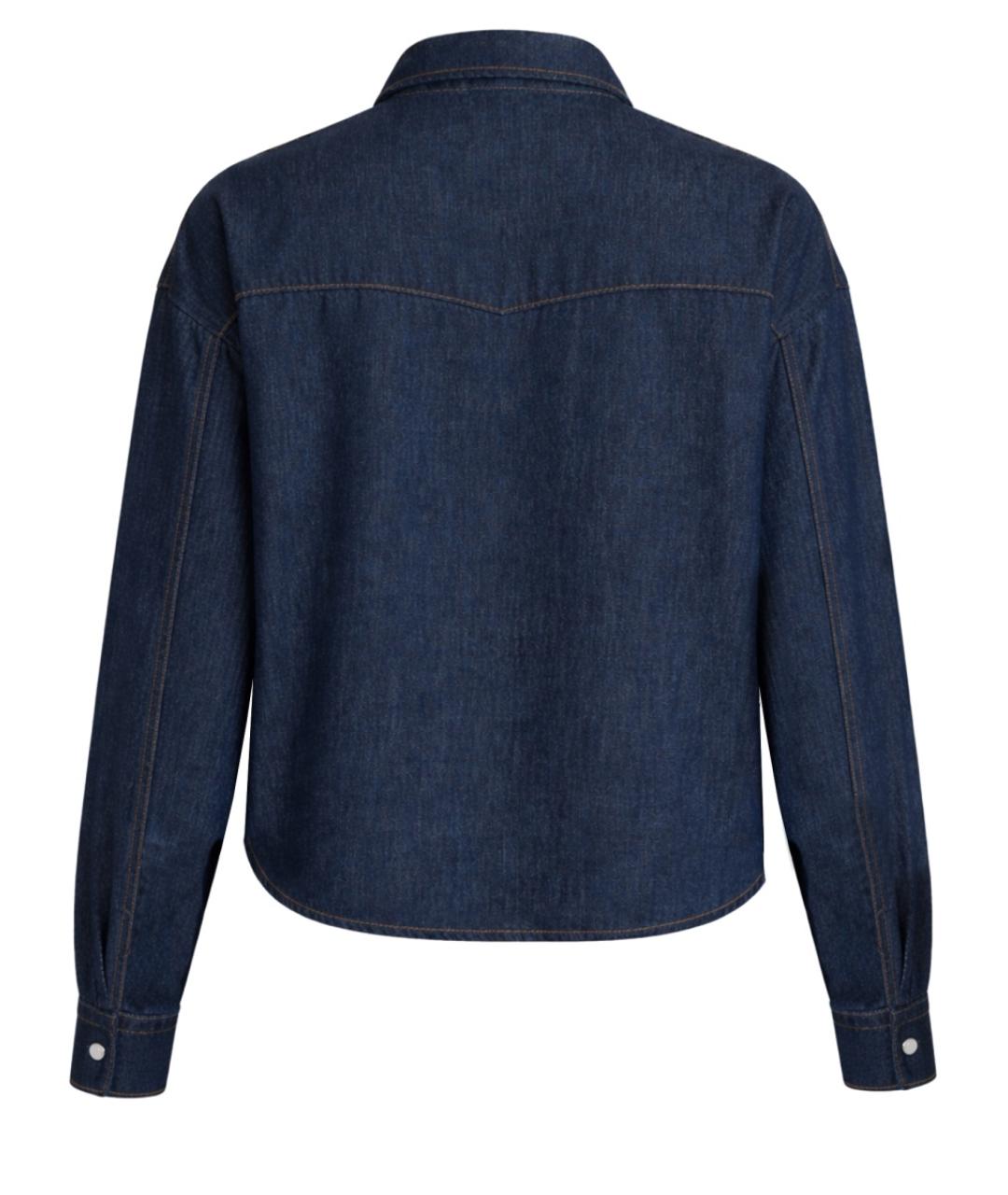 KHAITE Синяя хлопковая рубашка, фото 3