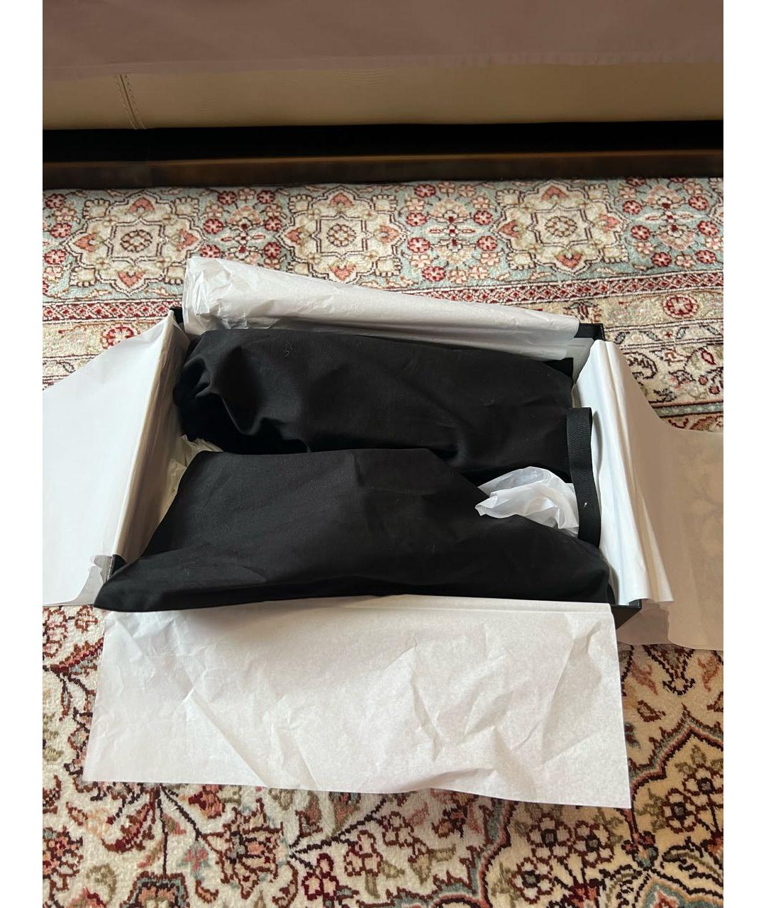 CHANEL Черные замшевые брогги и оксфорды, фото 6