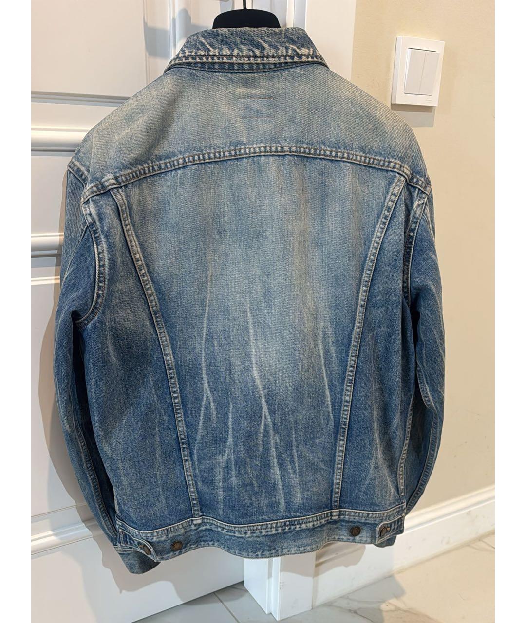 SAINT LAURENT Синяя деним куртка, фото 2