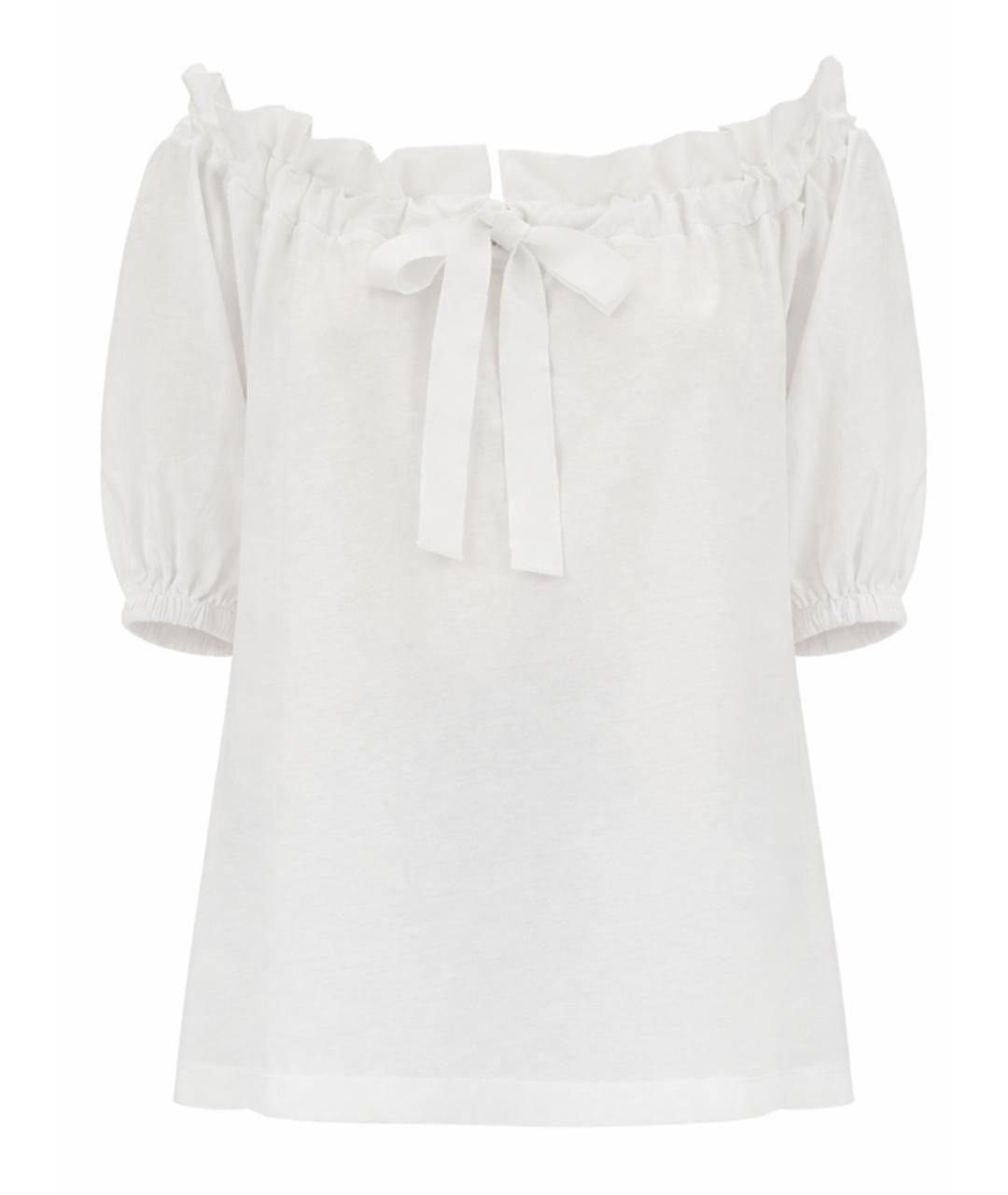 PATOU Белая хлопковая блузы, фото 1