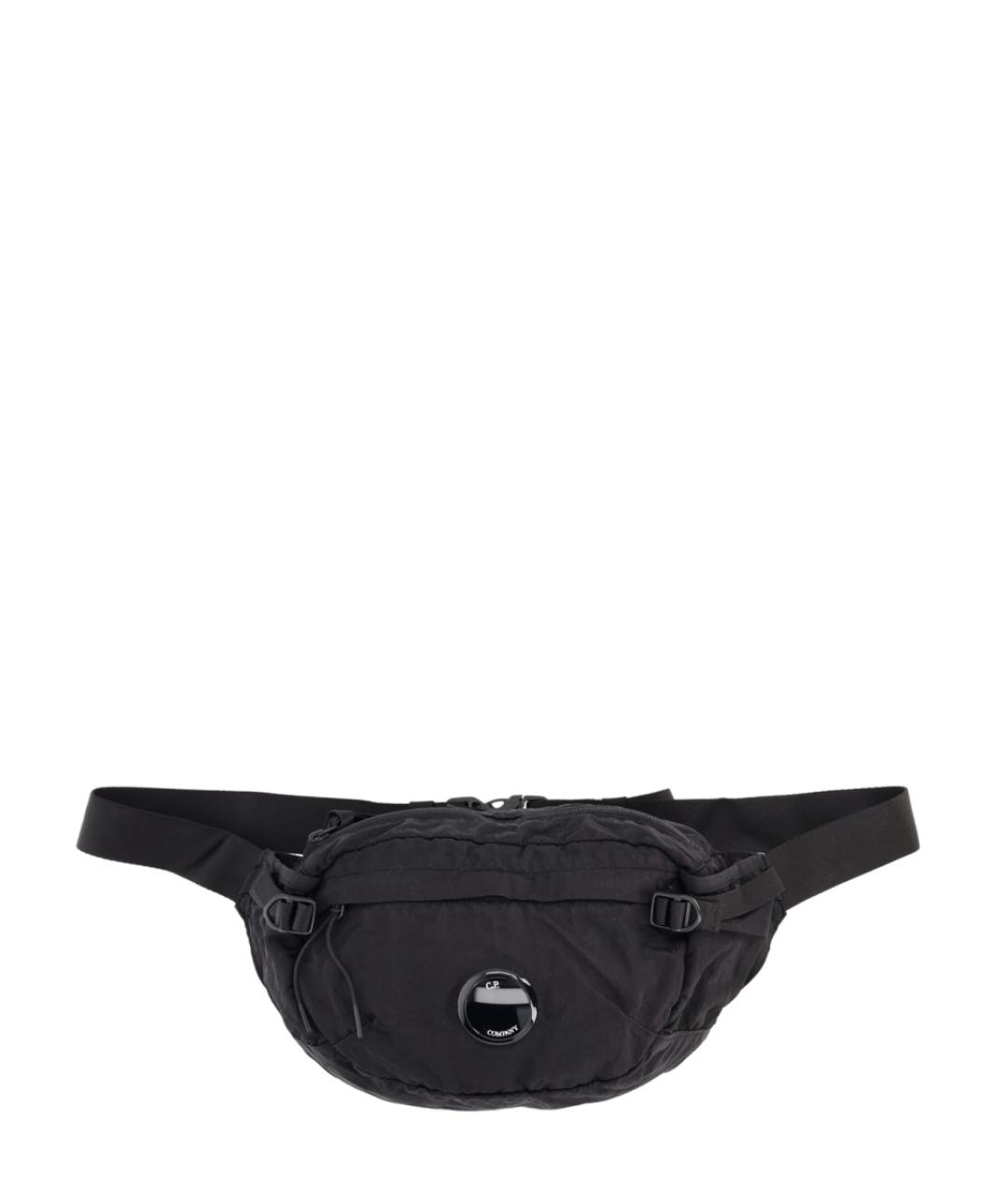 CP COMPANY Черная синтетическая поясная сумка, фото 1