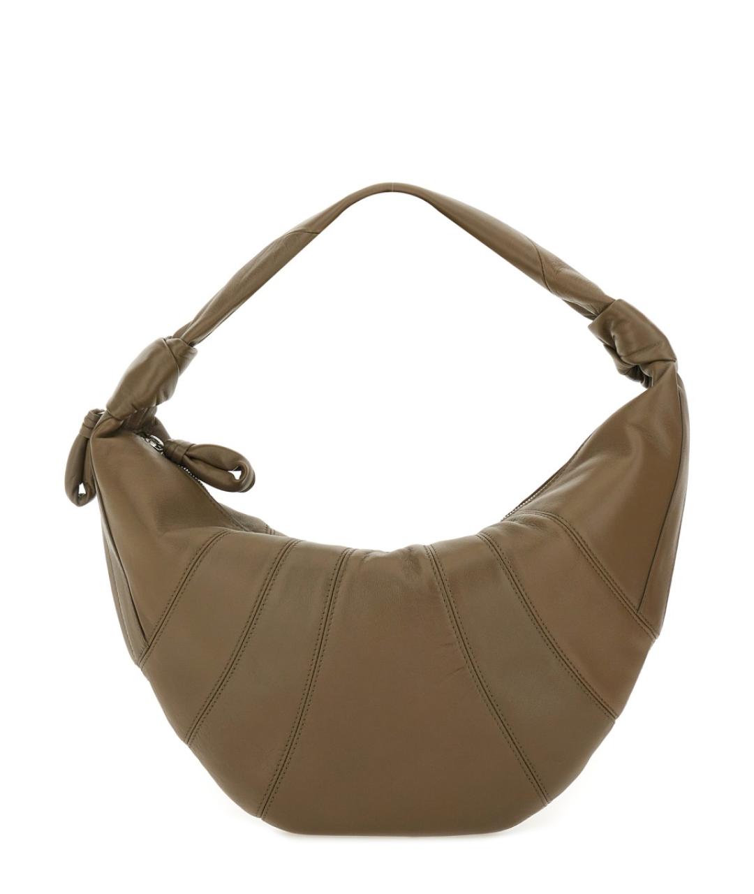 LEMAIRE Коричневая кожаная сумка через плечо, фото 1