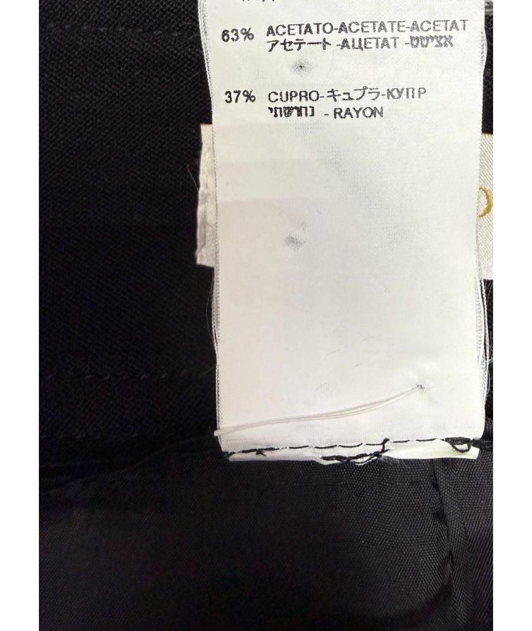 VALENTINO Черная шерстяная юбка миди, фото 4