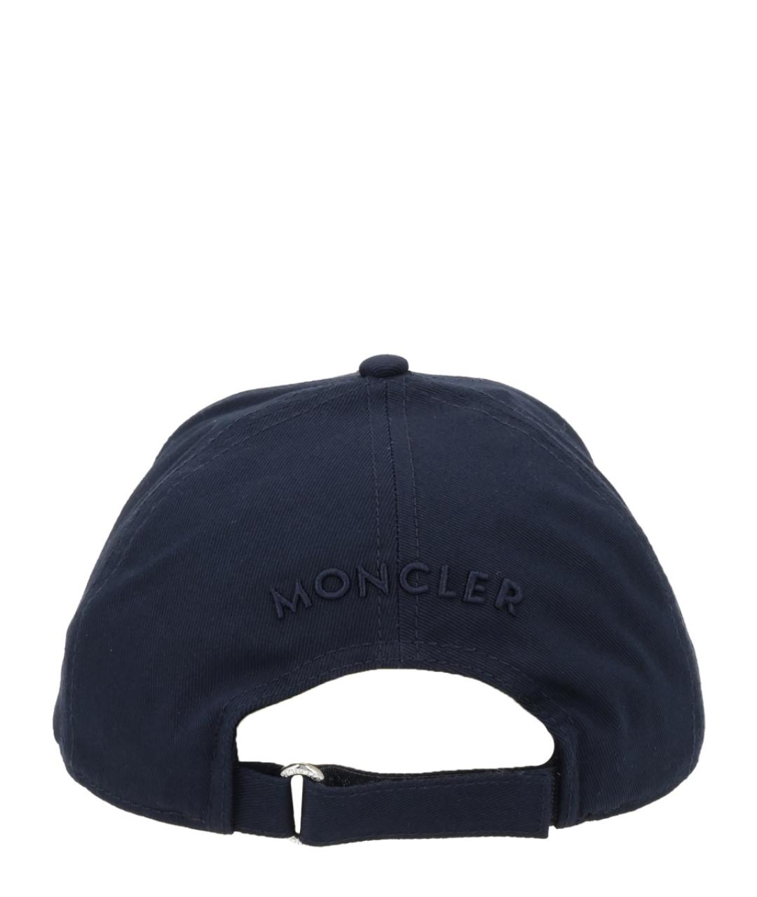MONCLER Синяя хлопковая кепка/бейсболка, фото 2