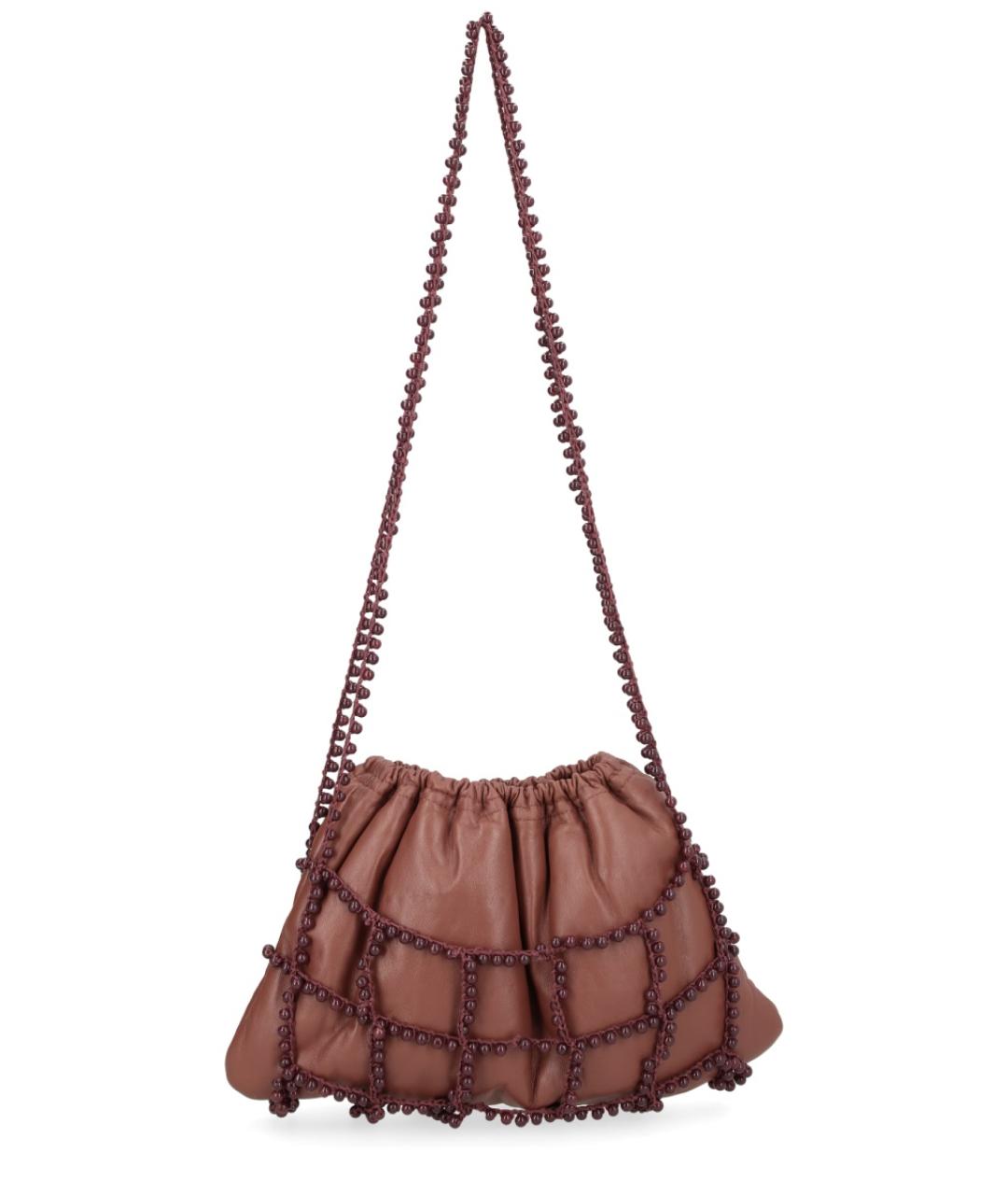 ALYSI Коричневая сумка через плечо, фото 1