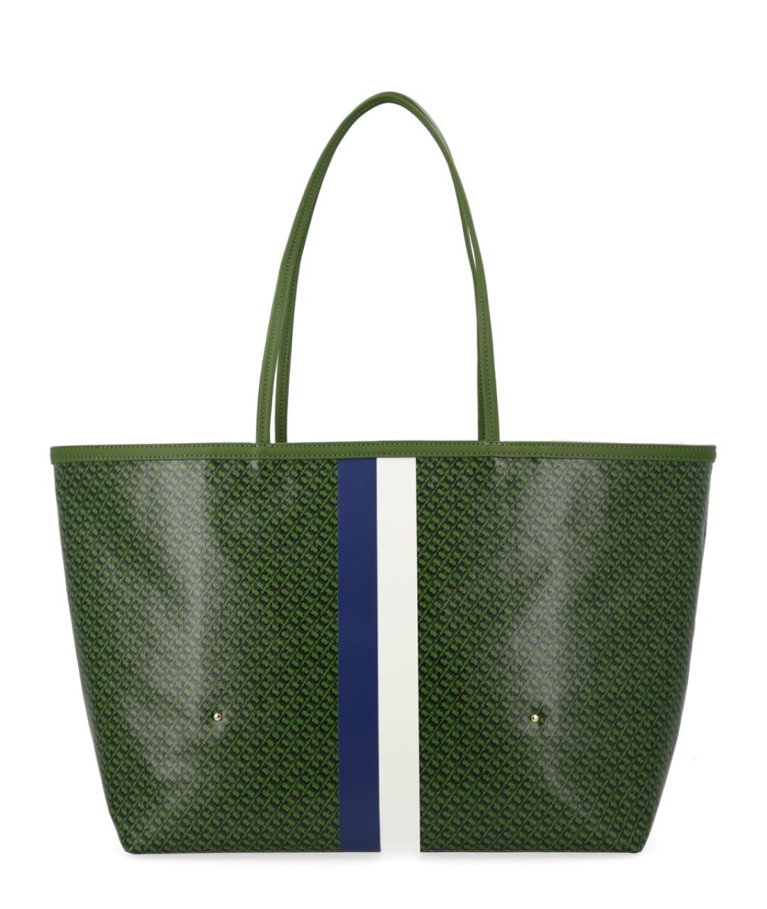 TORY BURCH Зеленая хлопковая сумка тоут, фото 2
