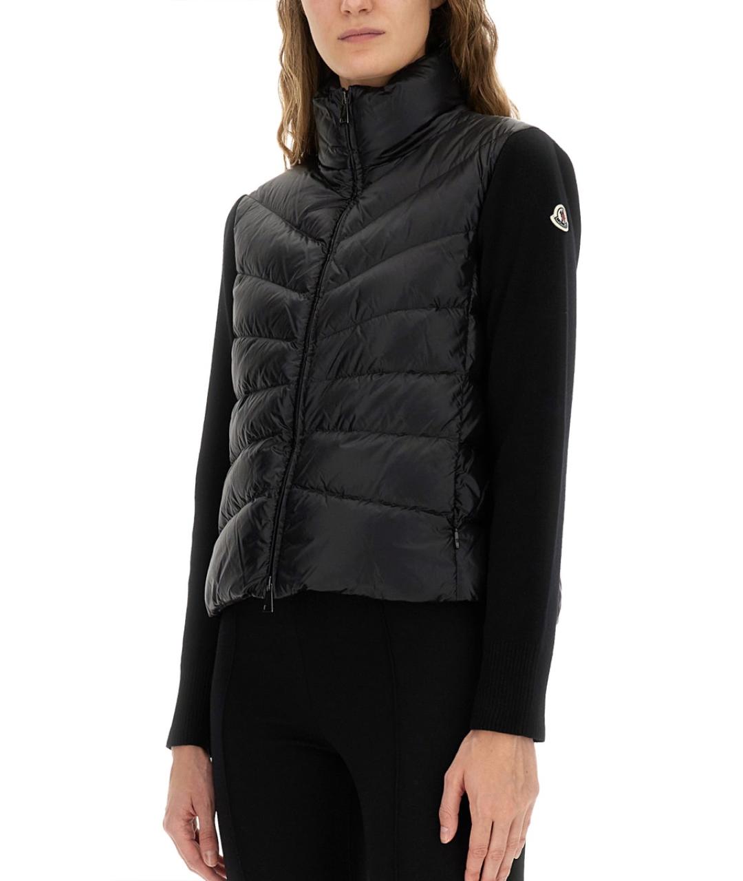 MONCLER Черный жилет, фото 6